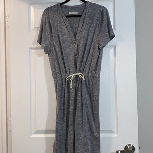 Lou & Grey for Loft Gray Lounge Dress size L